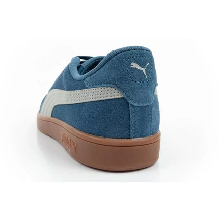 Puma vyriški sportiniai bateliai kedai Smash 3.0 odiniai klasikinio stiliaus madingi mėlyni