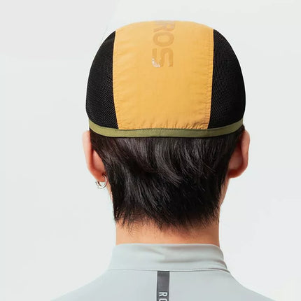 Rockbros Cycling Cap with Visor, Helmet Cover - Yellow