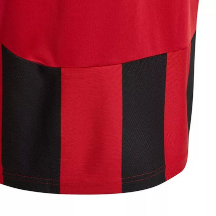 adidas Striped 24 vaikiški marškinėliai, raudoni ir juodi IW2131