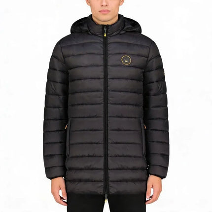 Geographical Norway men's jacket AMIGOMAP LONG HOOD DB BLACK MEN 233 BLACK (WZ5085H/GN-NOIR)