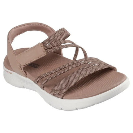 Moterų basutės Skechers GO WALK FLEX SANDAL EMMA 141473 TAN