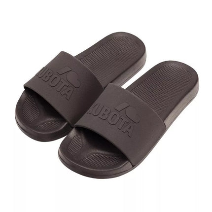 Kubota paprastos rudos baseino šlepetės K25SS-101-001-21-1