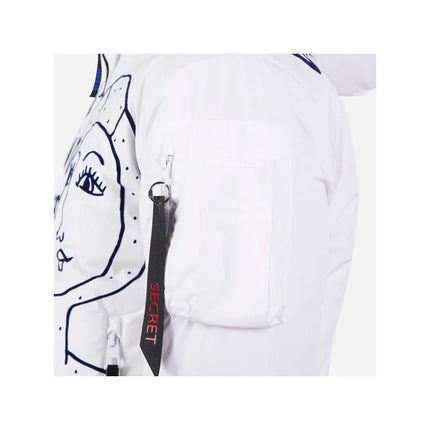 Rossignol W Yety Fleece bomber striukė balta