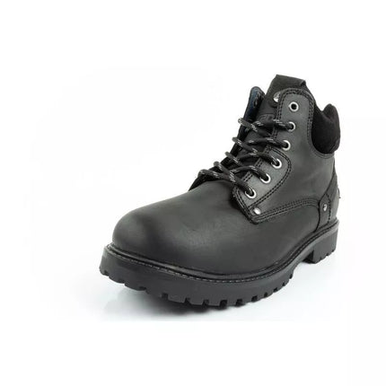 Wrangler Yuma men's boots, Chelsea boots, elegant leather, black