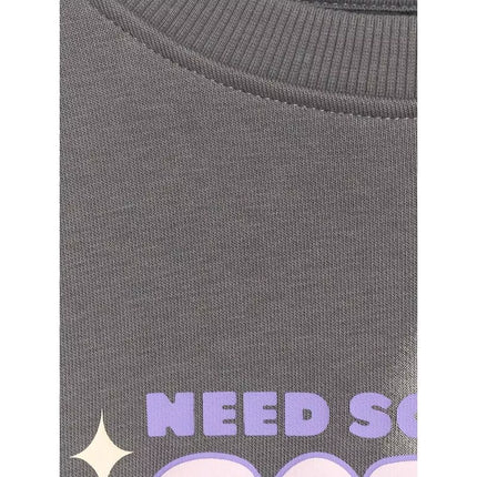 Oversized sweatshirt without a hood for girls 4F 4FJRAW25TSWSF2438-22S