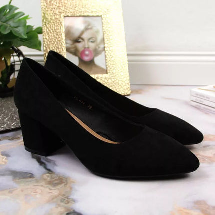 Sergio Leone W SK358A black high heel pumps