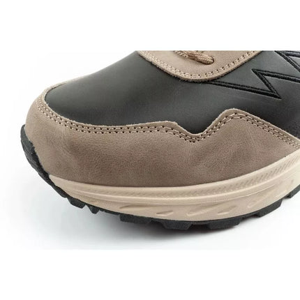 Lee Cooper men's winter hiking boots, insulated, high-ankle, beige, black