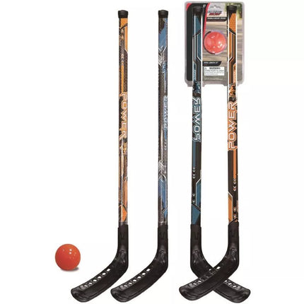 POWER STREET FLOORBALL SET 2 STICKS AND BALL