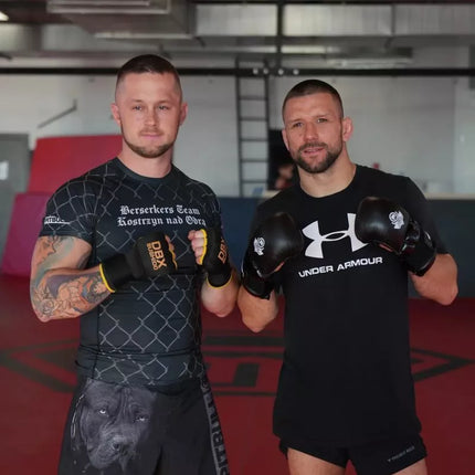 MMA treniruočių pirštinės M - Warrior Black - LegacySeries