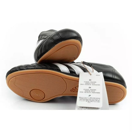 Adidas Women's Taekwondo Sports Shoes Black Leather Slip-On
