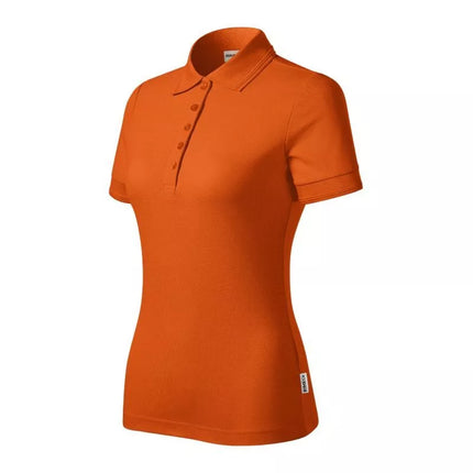 Moteriški polo marškinėliai "Reserve" (oranžiniai (prekės ženklo etiketė))
