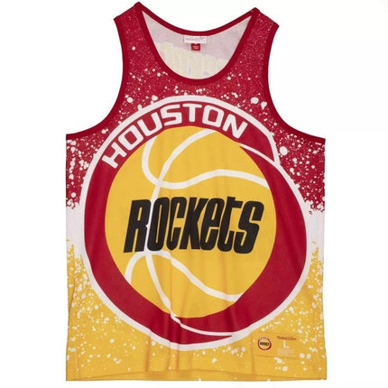 Mitchell & Ness NBA Houston Rockets Vyriška Rankovių Maikutė