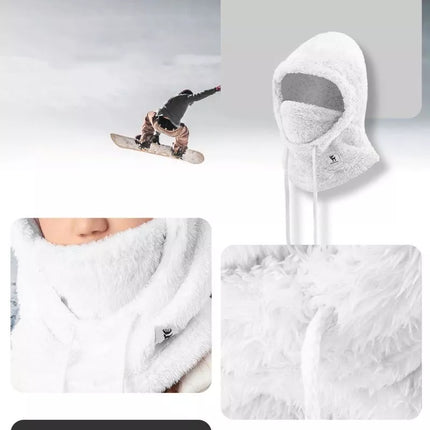 Qunature Arctic Velvet Ski Balaclava Size L - White