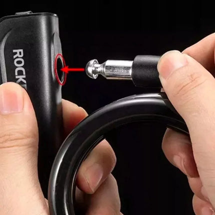 Rockbros RKS515-BK dviračio užraktas su 1,1 m raktu - juodas