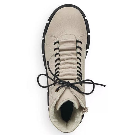 Rieker W X3428 suomi auliniai batai smėlio spalvos