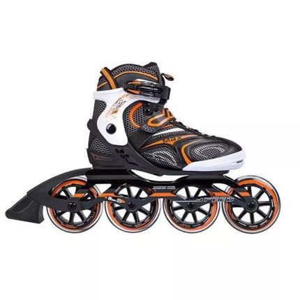 NILS EXTREME NA1060S ROLLER SKATES BLACK-ORANGE SIZE 41
