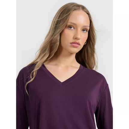 Moteriski oversize marškinėliai su modalu 4F 4FRAW25TTSHF3283-50S
