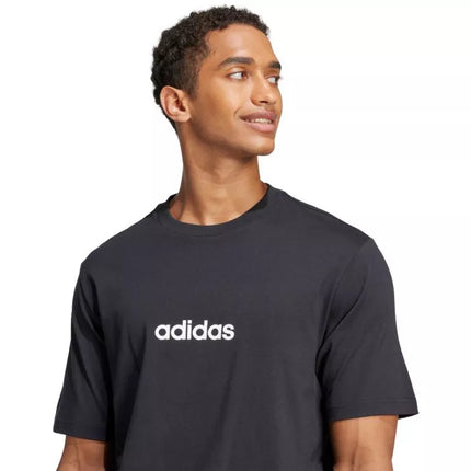 adidas Essentials Linear Single M JE8993 Marškinėliams