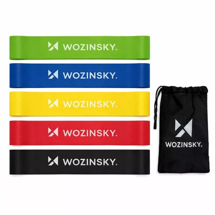 Wozinsky WGO-5 lateksinės pasipriešinimo gumos – 5 vnt.