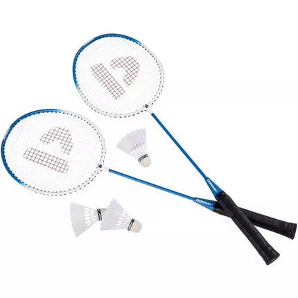 DONNAY 6-IN-1 BLUE BADMINTON SET IN CASE