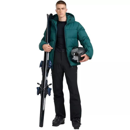 Men's ski jacket 4F M0788 dark green 4FWAW25TTJAM0788 40S