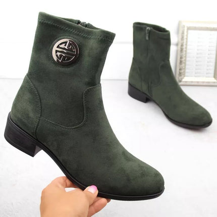 Jezzi W Suede Ankle Boots ASA198-28 JEZ432B