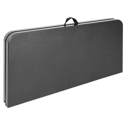 TURISTINIS STOVYKLAVIMO STALO IR 4 JUODŲ KĖDĖKLIŲ KOMPLEKTAS 86.5x86.5x71CM
