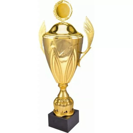 Gold metal cup with lid 4126/FP