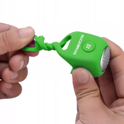 Rockbros CB1709GN elektroninis dviračio skambutis - žalias