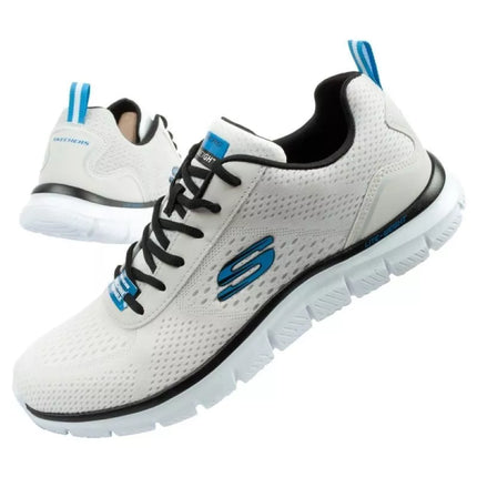 Skechers vyriški sportiniai batai Track-Ripkent patogūs lengvi madingi ecru