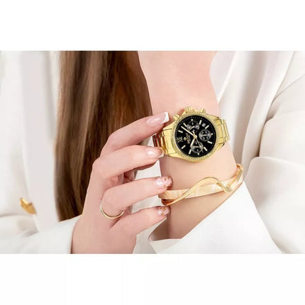 Giewont Sapphire Gold Black Women's Watch GW3670-B3