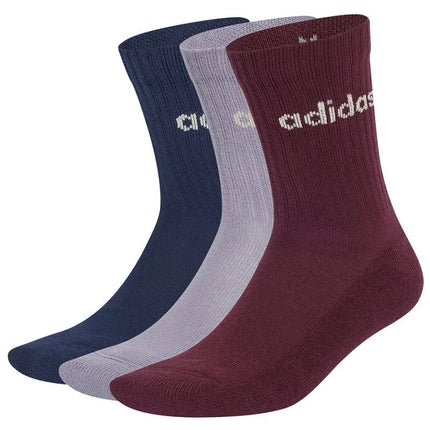 Adidas Cushioned Linear Crew 3P KQ6800 socks