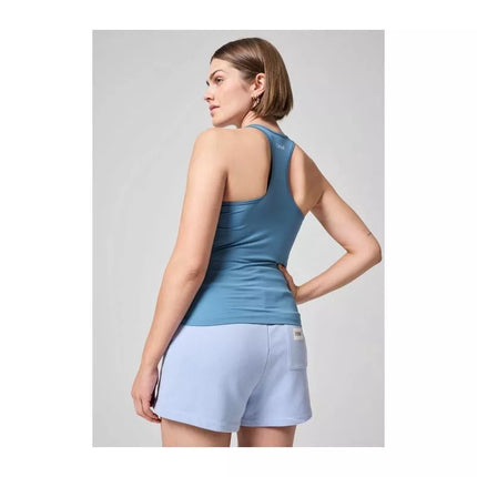 CASALL Essential sportiniai marškinėliai su racerback tipo nugara Mėlyni