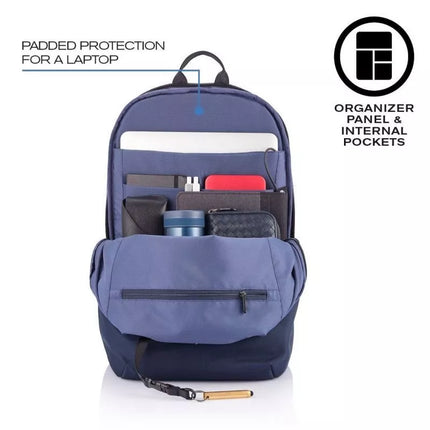 XD DESIGN ANTI-THEFT BACKPACK BOBBY SOFT NAVY BLUE P/N: P705.795