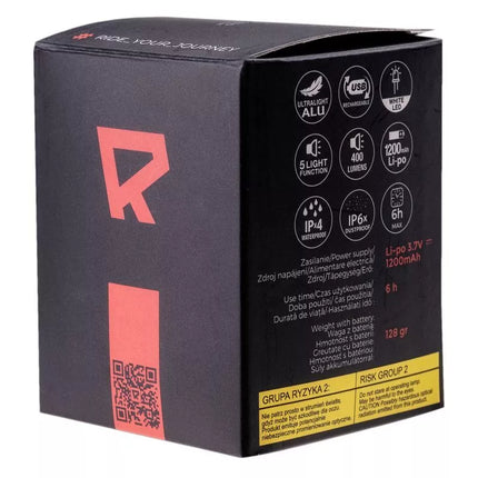 Dviračio lemputė WALL-E apšvietimas