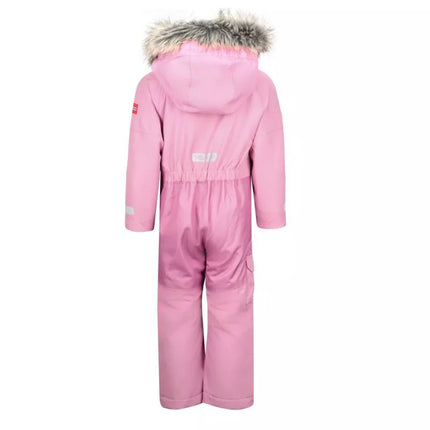 Trollkids Kids Kirkenes Snowsuit for Girls, Snowy, Waterproof, Pink (387-231)