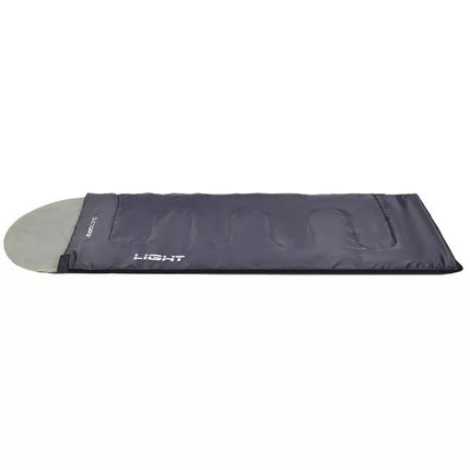 LIGHT TOURIST SLEEPING BAG 200X70CM GREY ENERO CAMP