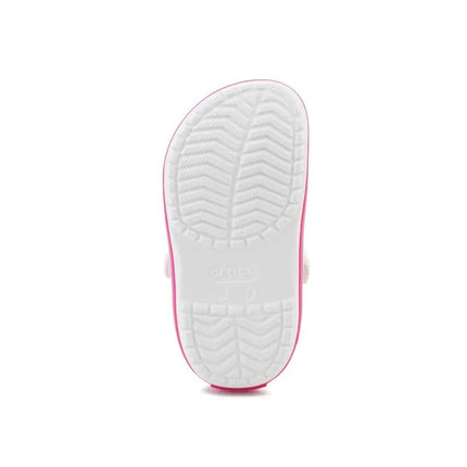 CROCS CROCBAND KIDS CLOG T WHITE/PINK CRUSH 207005-6WU