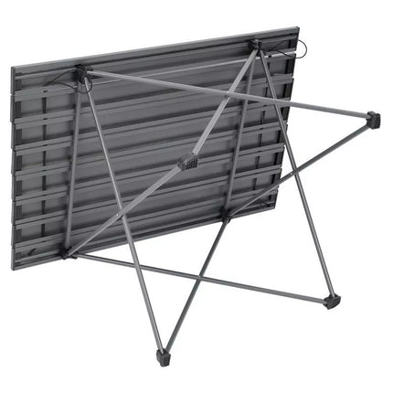 FOLDING TABLE 68x46x40CM GREY ALUMINUM IN A COVER