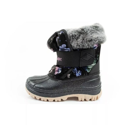 Lee Cooper winter boots children's insulated snow boots for girls black