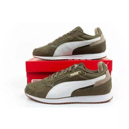 Puma Softride ST Miler vyriški sportbačiai, madingi ir patogūs, alyvuogių spalvos