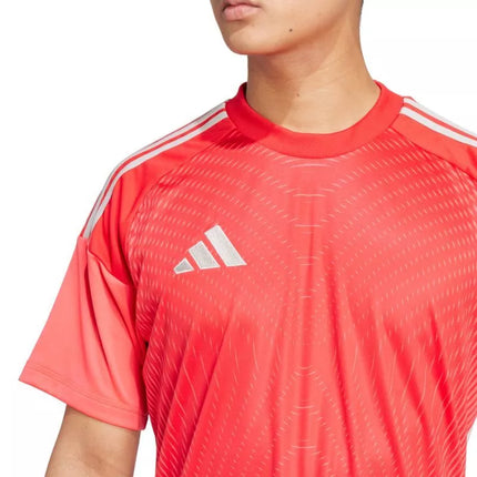 adidas Tiro 25 Competition Jersey Short Sleeve Men's Goalkeeper Shirt Red JI9717