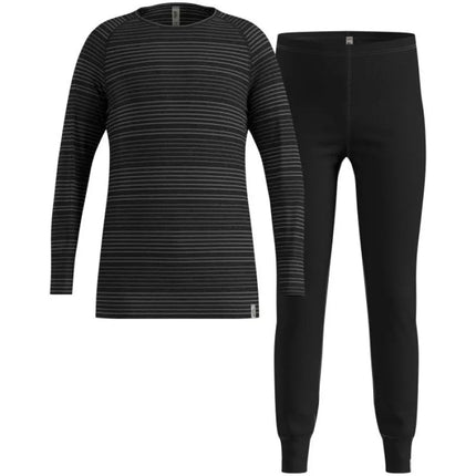 Termo apatiniai drabužiai - Odlo ilgas ACTIVE WARM SET, dydis 152cm, juoda