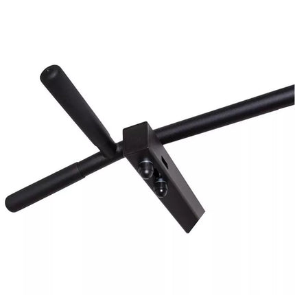 WOODEN AND METAL GYMNASTIC WALL BAR WITH WOODEN BAR AND ACCESSORIES BENCHK 221B A076