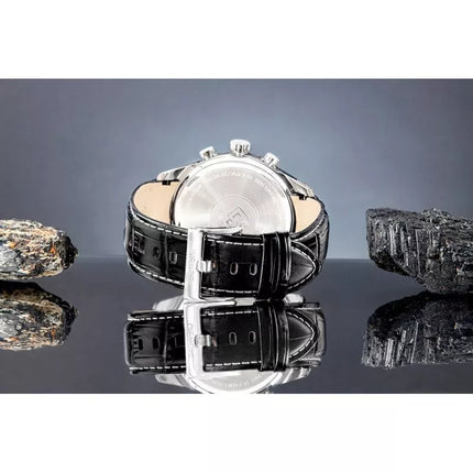 Vyriškas laikrodis Giewont Chronograph Safyro Sidabrinis Mėlynas GW7650-A3