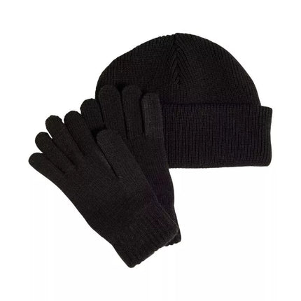 Adidas vaikiškas kepurės ir pirštinių komplektas, juodas JP2783