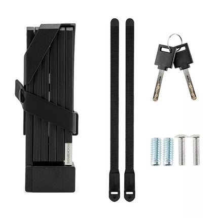 Rockbros 32140003001 sulankstoma dviračio spyna su raktu ir rankena, 88 cm - juoda