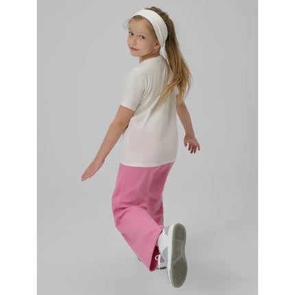 Girls' regular printed T-shirt 4F 4FJRSS26TTSHF3455-11S