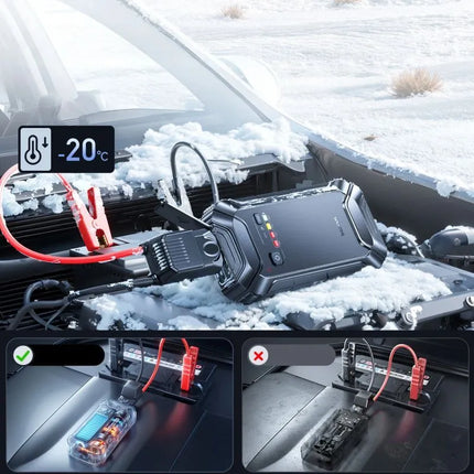 Automobilinis paleidimo įrenginys (jump starter) Baseus PrimeTrip VJ1 12000mAh - juodas