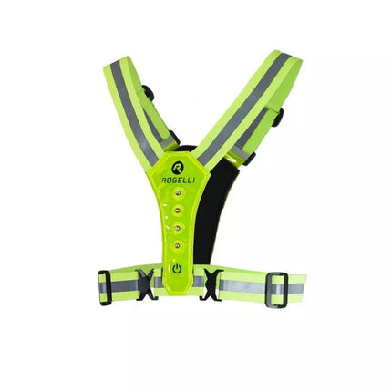Rogelli fluorescent LED reflective vest